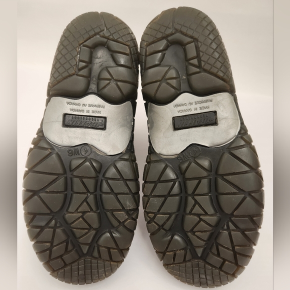 Baffin Rant black leather synthetic rubber snow rain waterproof duck boots sz 6 - Picture 11 of 14